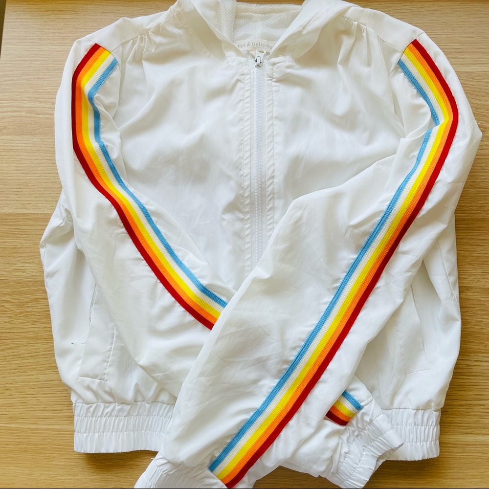 Dolls Kill Hot & Delicious Rainbow Jacket